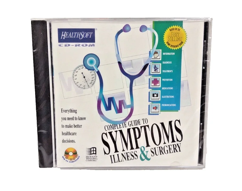 Complete Guide to Symptoms, Illness Surgery 1994 Windows CD-ROM StarPress Sealed